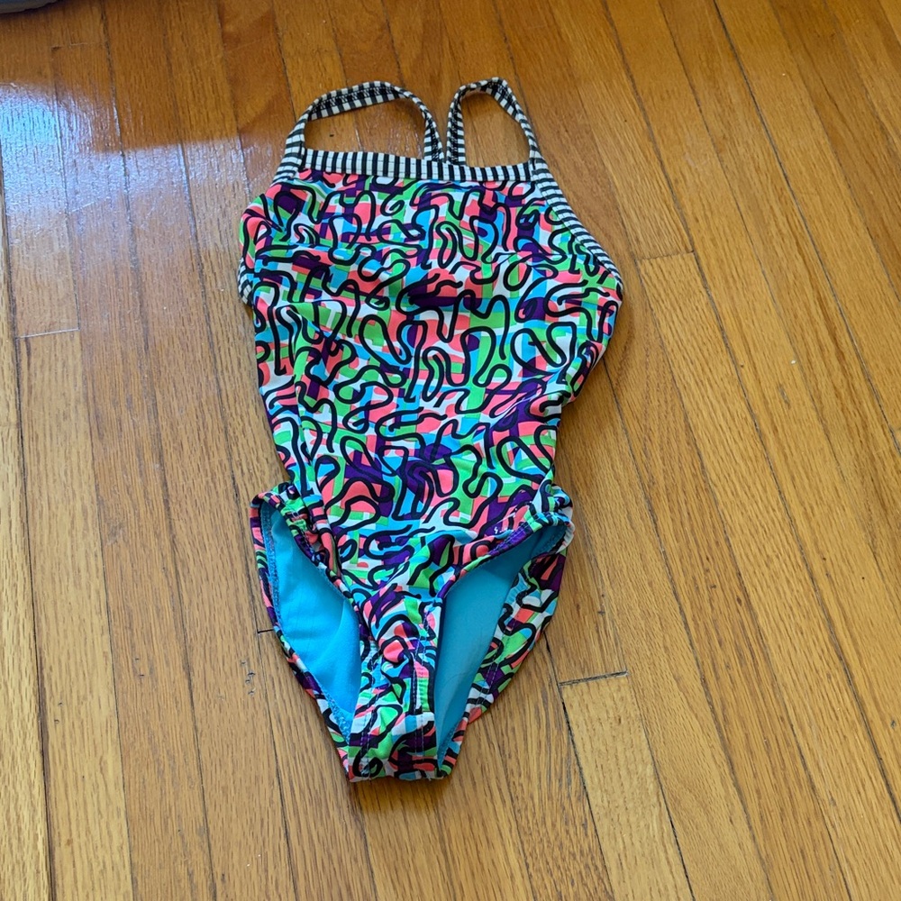 Vibrant Multicolor Women's One Piece Swimsuit